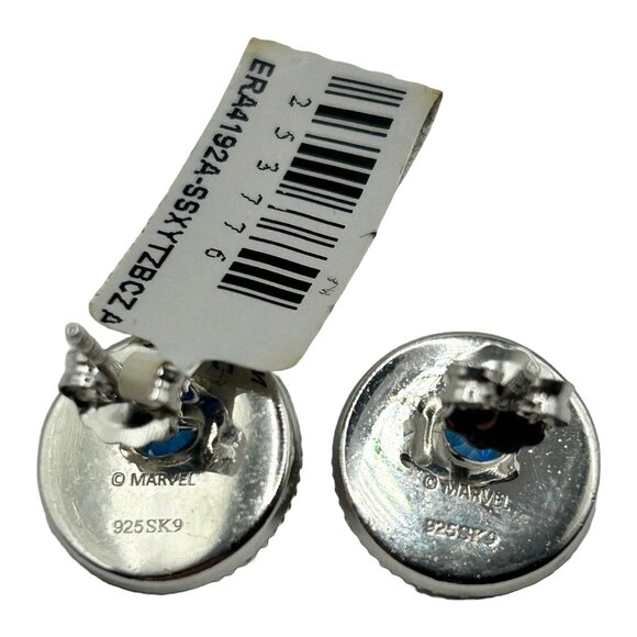 Universe Fine Jewelry MARVEL Infinity Stones  - 925 Blue/Gold Stud Earrings - Picture 2 of 3